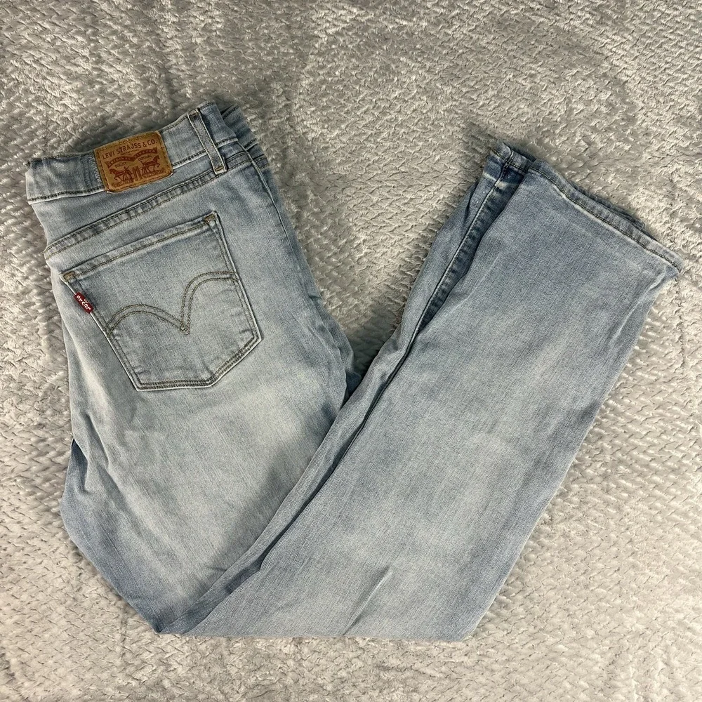 Levi's 511 Slim Fit Jeans Mens 31x30 Light Wash Waterless Denim Distressed